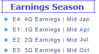 Earning Seasons