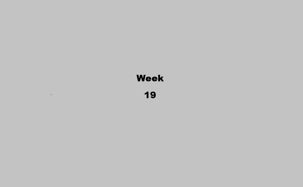 Week 19-2021